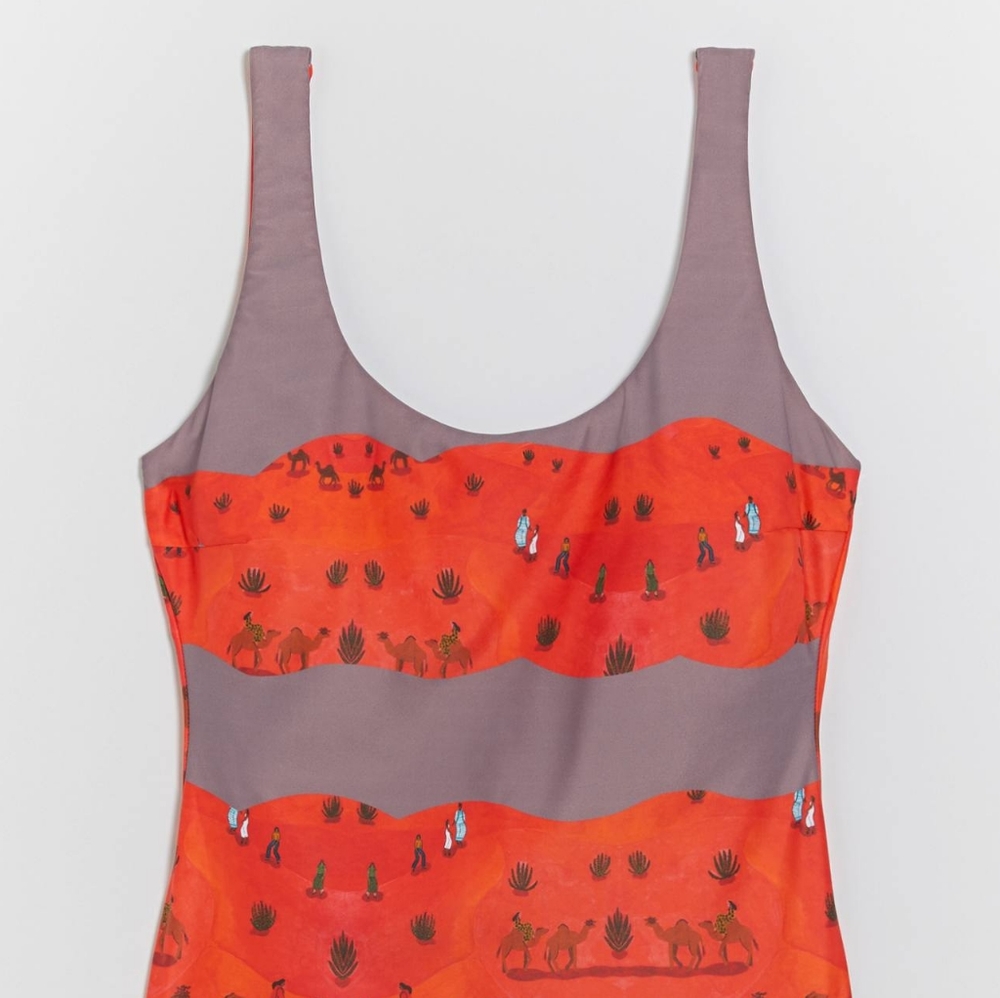 Anthro Isabelle Feliu Haukland One-Piece Swimsuit - Picture 3 of 5